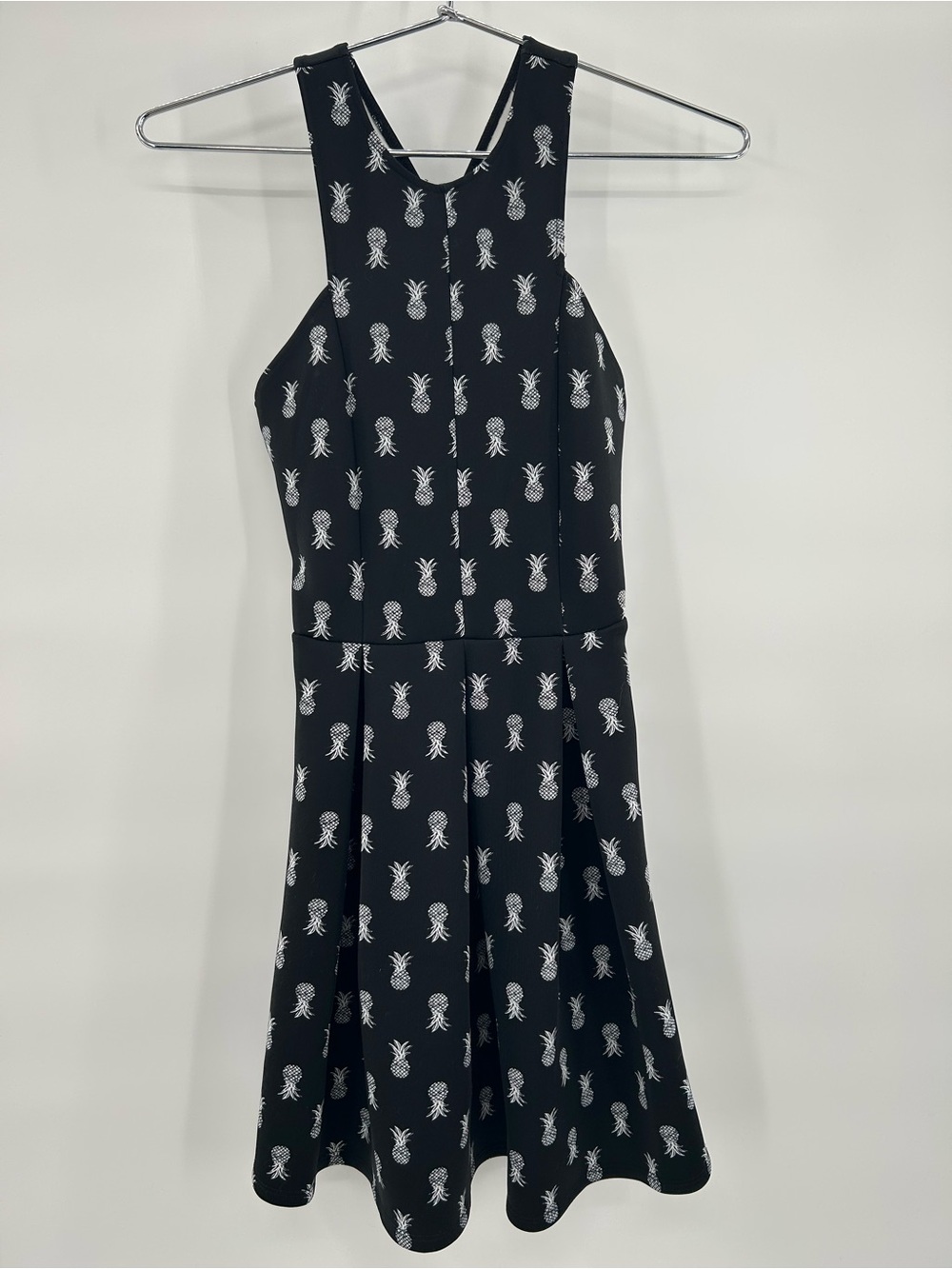 Hollister Y2K Pineapple Print Mini Dress XS